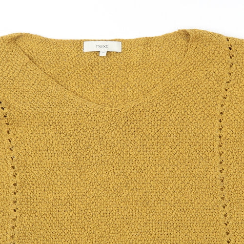 NEXT Womens Gold   Pullover Jumper Size 10