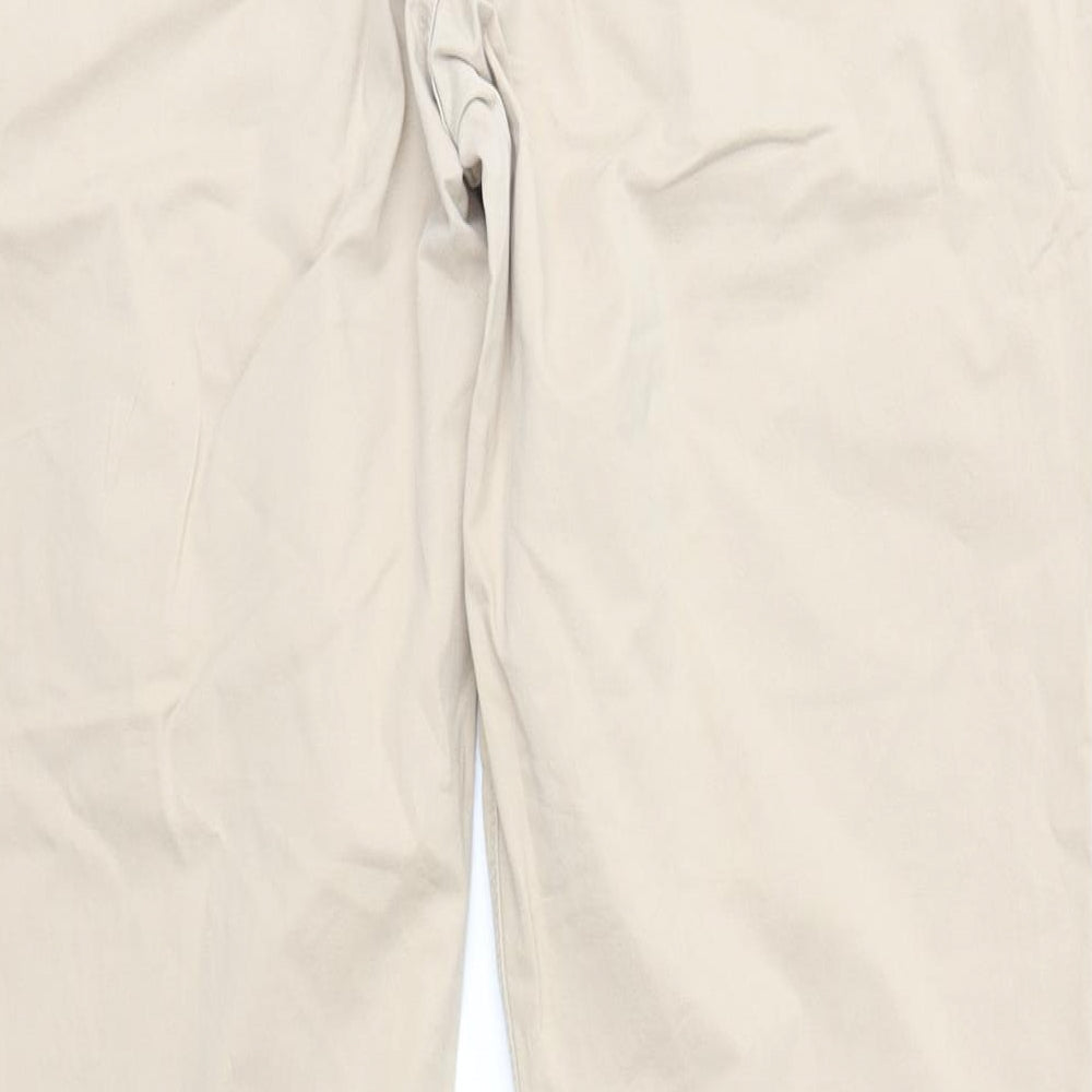 John Lewis Mens Beige   Chino Trousers Size 38 in L32 in