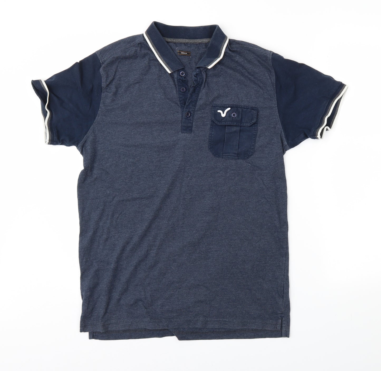 Voi Jeans Mens Blue    Polo Size M