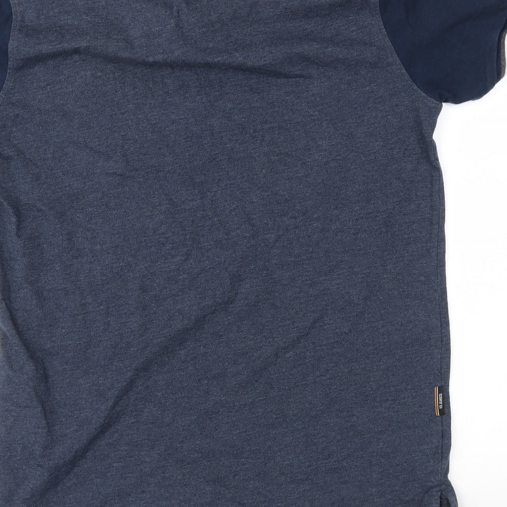 Voi Jeans Mens Blue    Polo Size M
