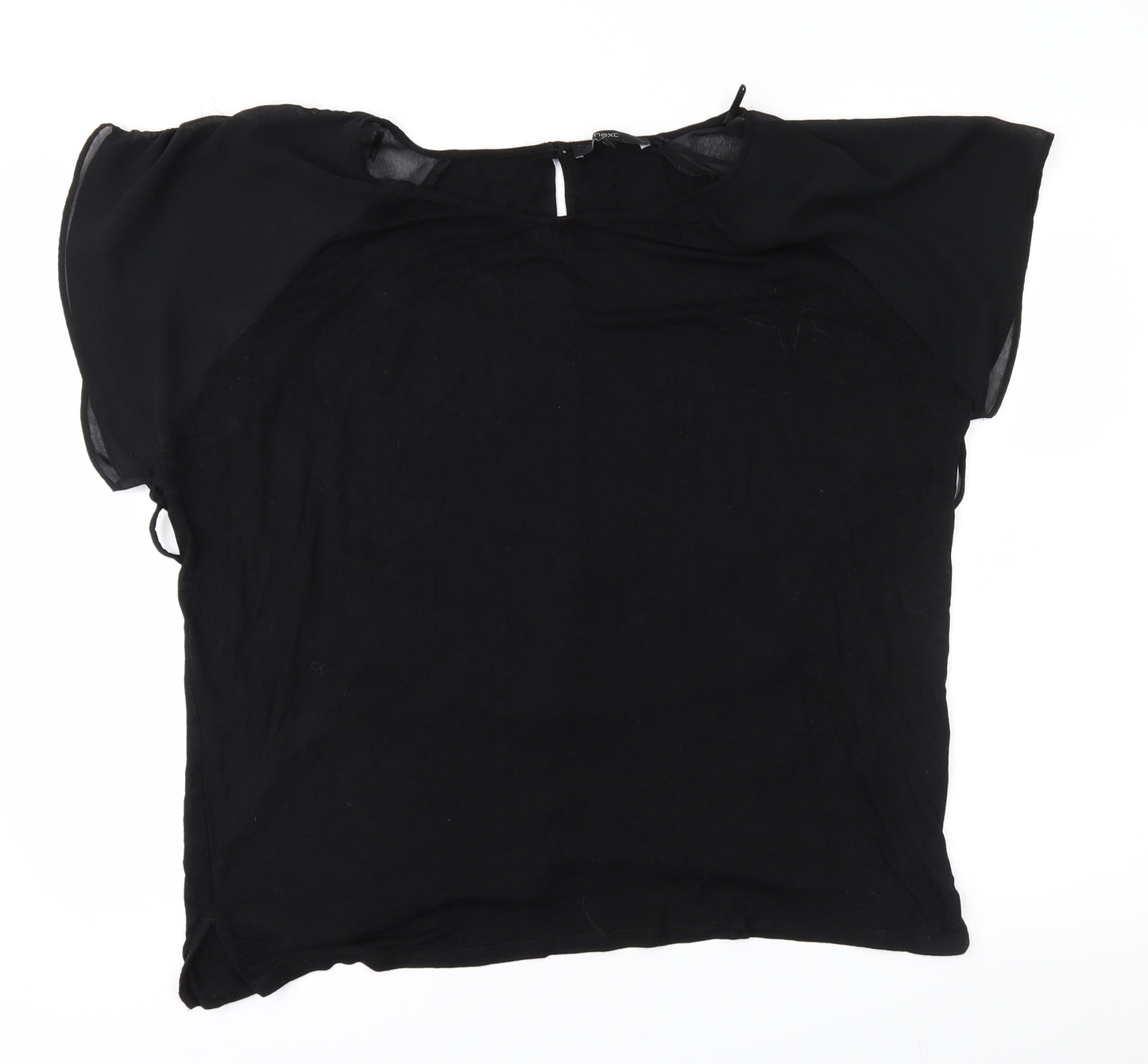 NEXT Womens Black   Basic Blouse Size 10