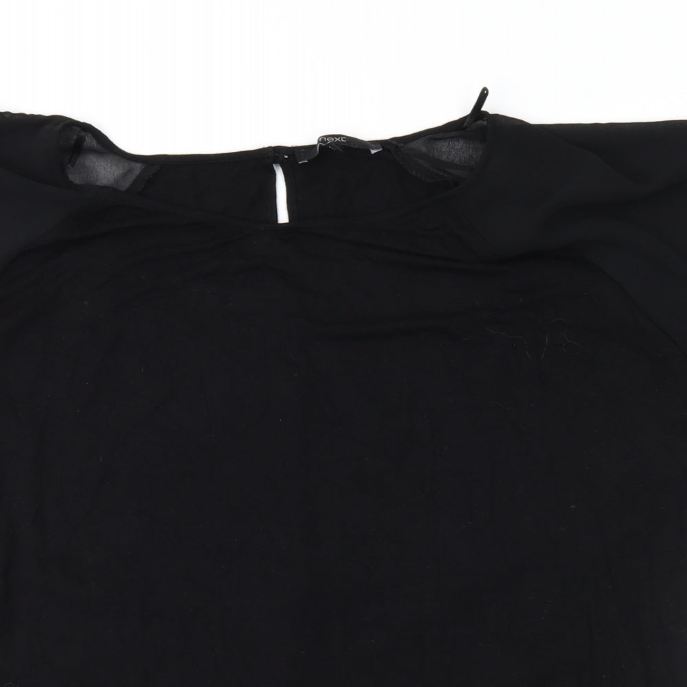 NEXT Womens Black   Basic Blouse Size 10