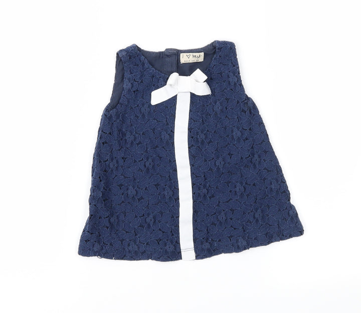 NEXT Girls Blue  Lace Fit & Flare  Size 3-6 Months
