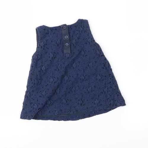 NEXT Girls Blue  Lace Fit & Flare  Size 3-6 Months