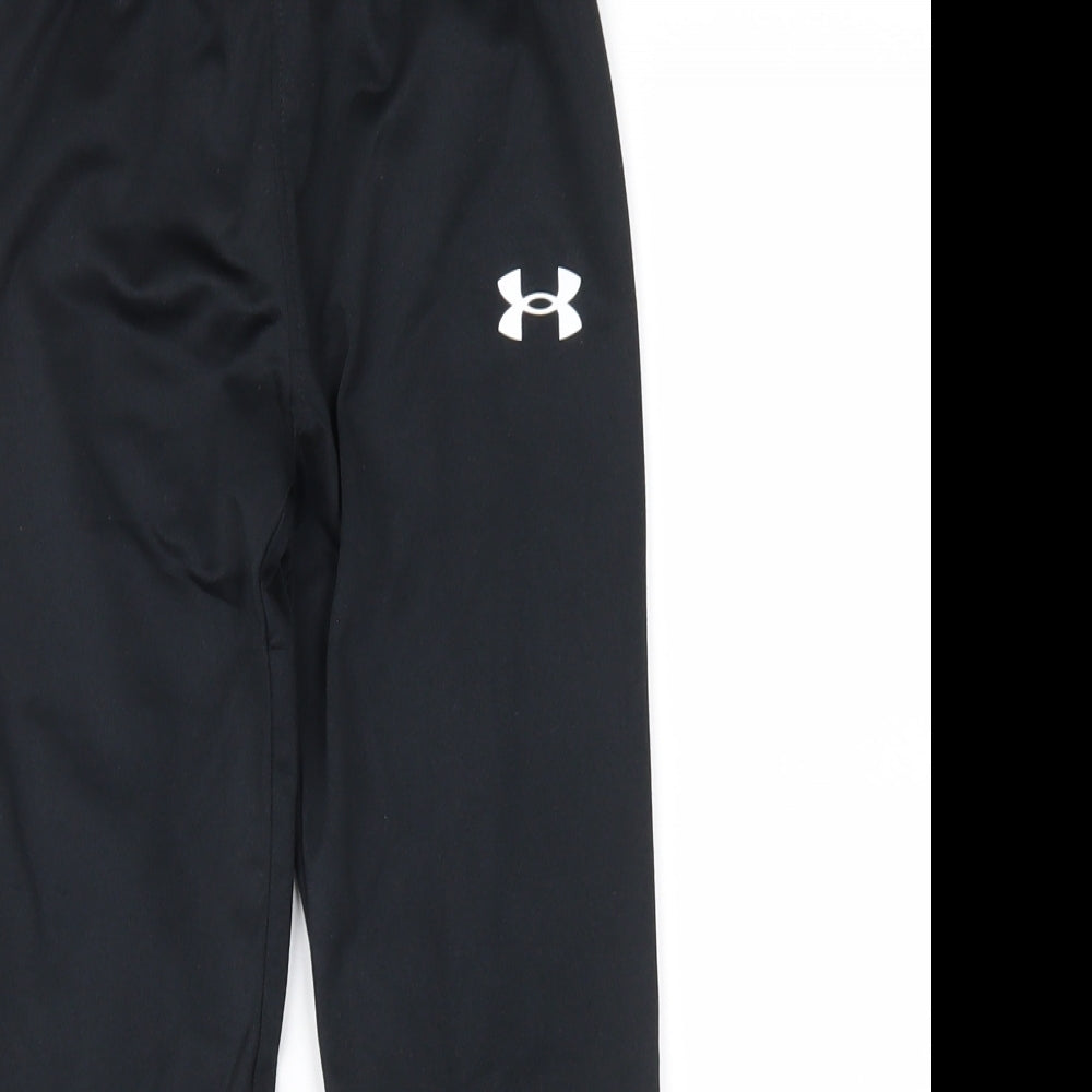 Under armour Boys Black   Jogger Trousers Size 4-5 Years
