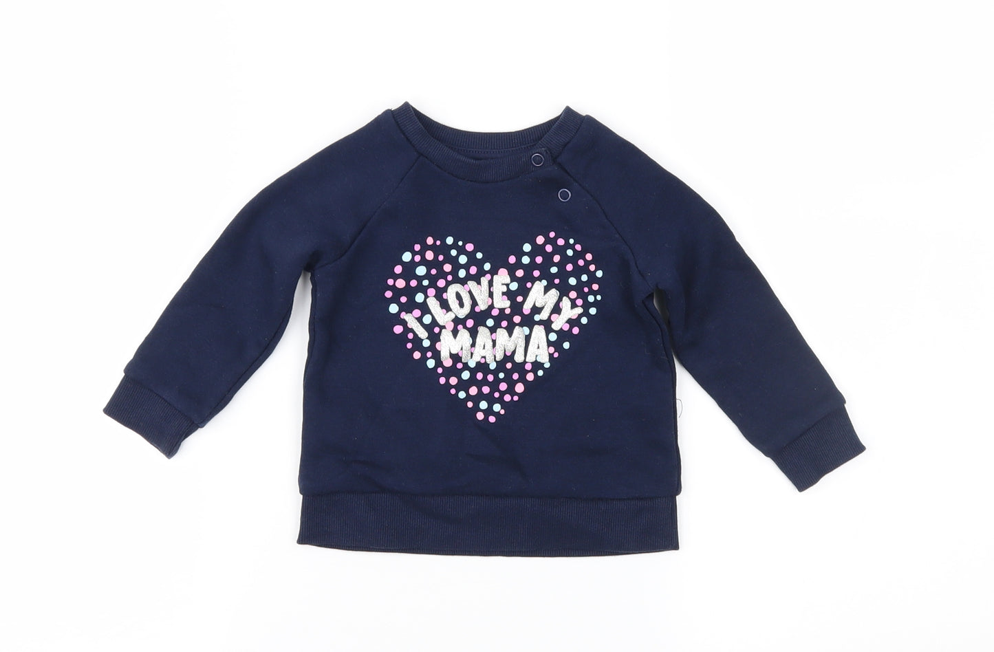 Primark Girls Blue   Pullover Casual Size 6-9 Months