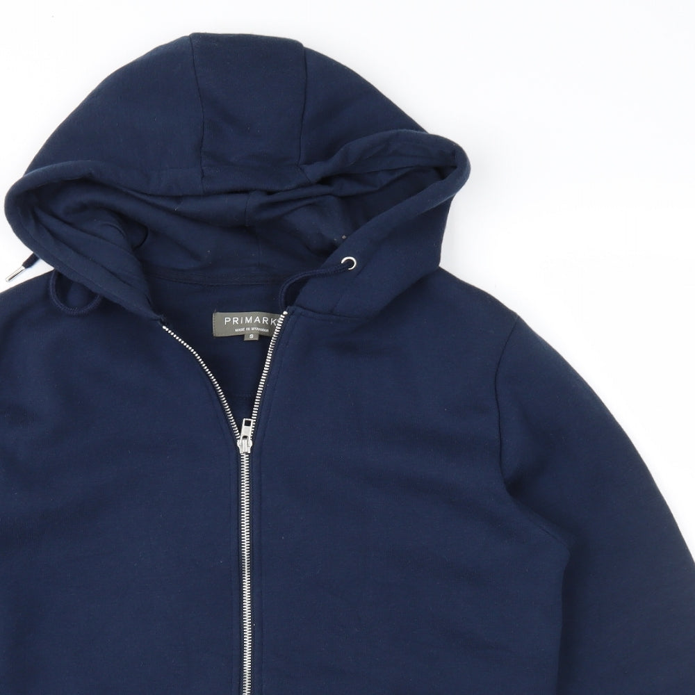 Primark Mens Blue   Full Zip Hoodie Size S