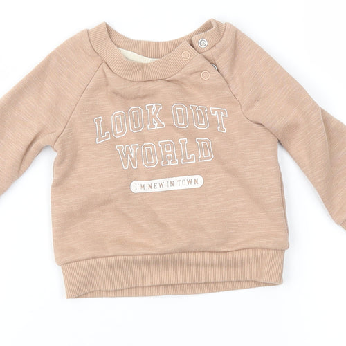 Primark Baby Brown   Pullover Casual Size 3-6 Months