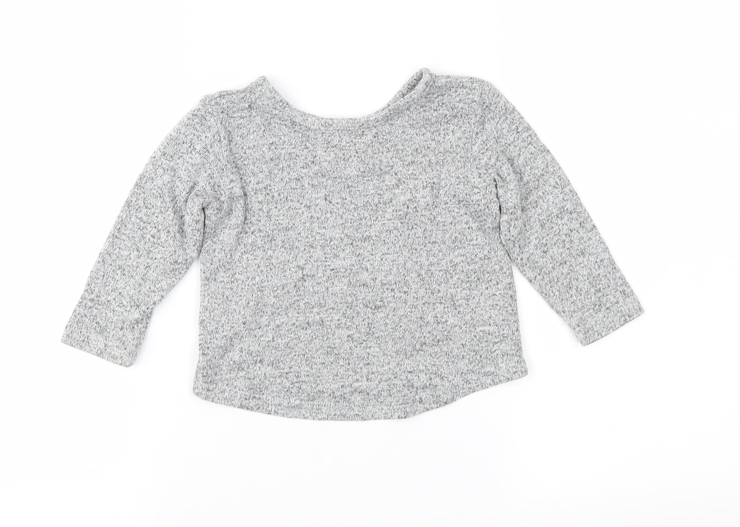 Young Dimension Girls Grey   Pullover Jumper Size 9-12 Months