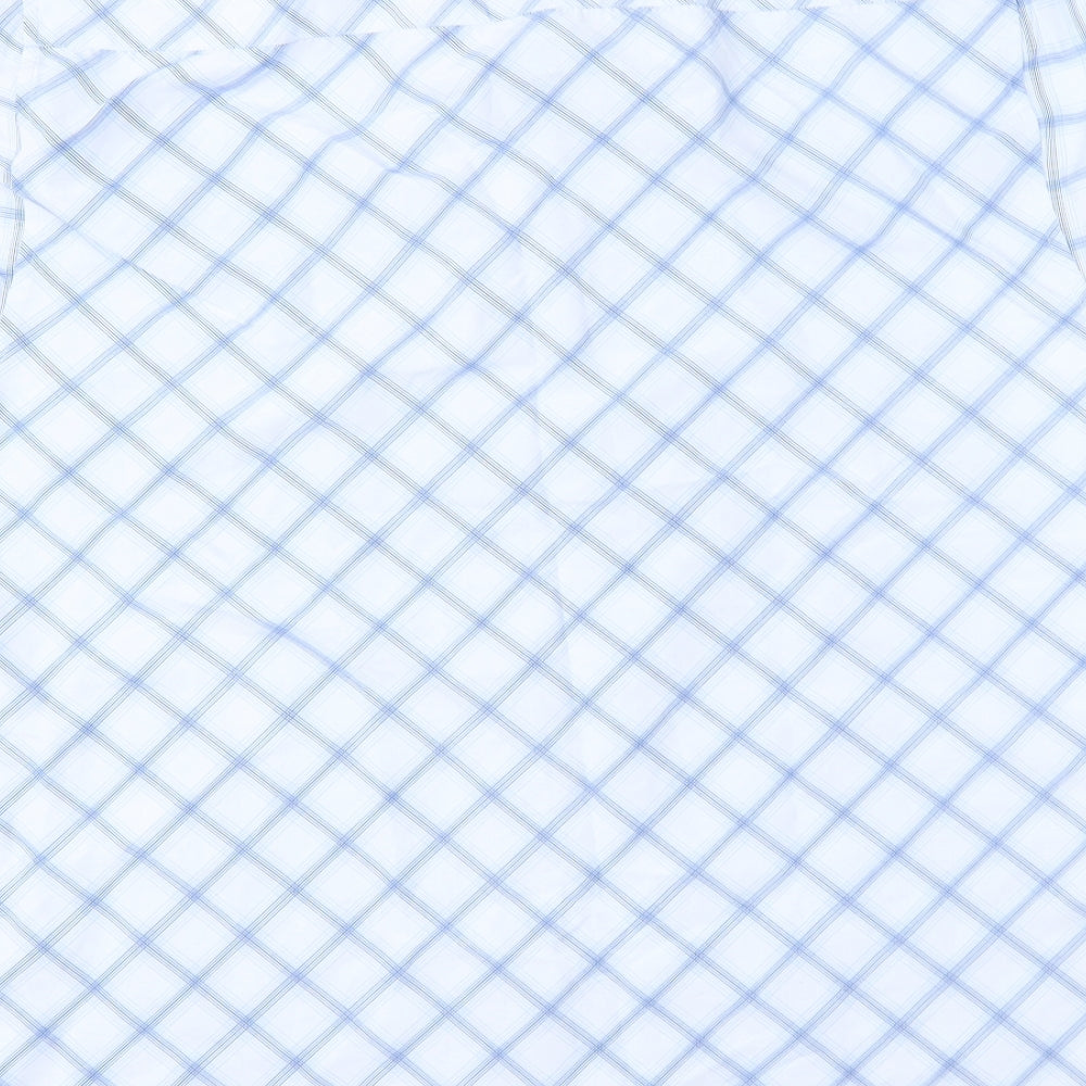 NEXT Mens Blue Geometric   Button-Up Size M