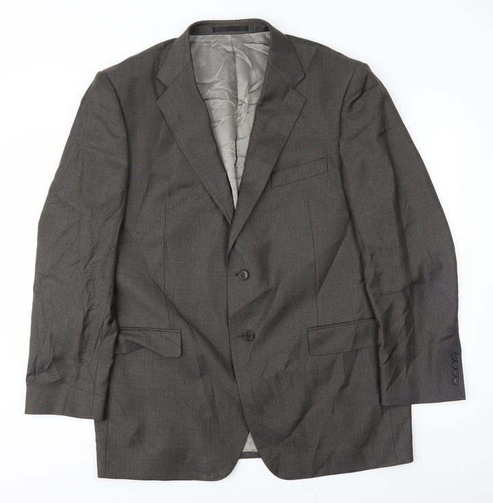 Marks and Spencer Mens Grey Jacket Suit Jacket Size 44