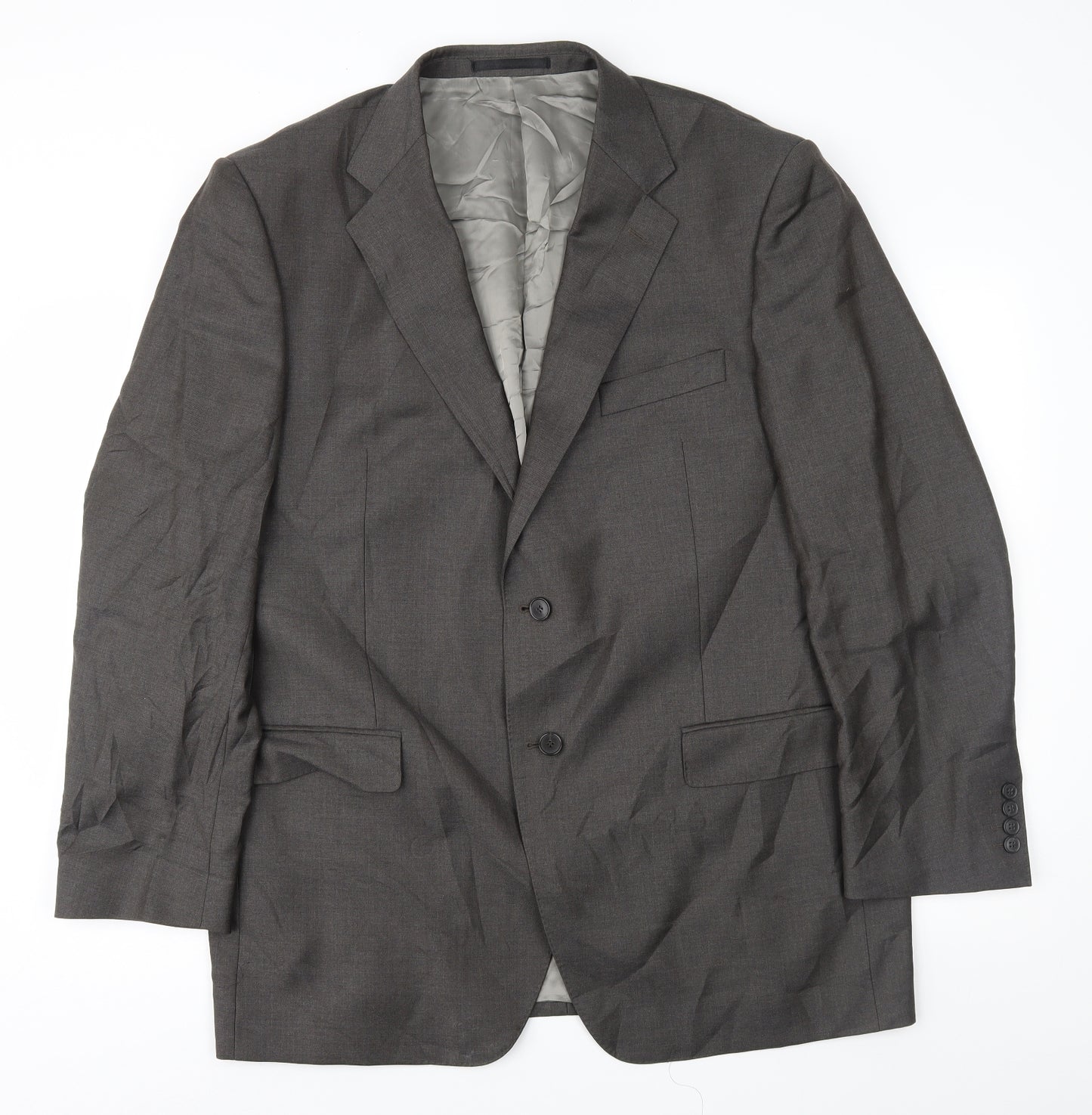Marks and Spencer Mens Grey   Jacket Suit Jacket Size 44