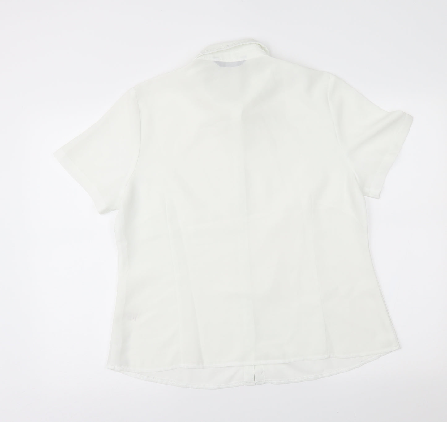 Bonmarché Womens White   Basic Button-Up Size 16