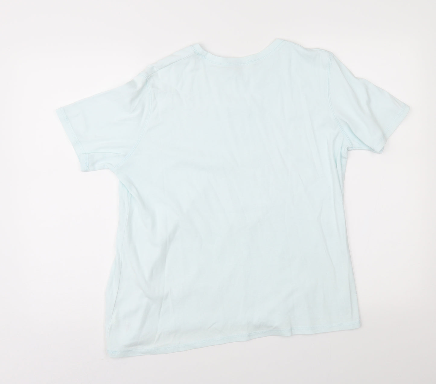 Marks and Spencer Womens Blue   Basic T-Shirt Size 16