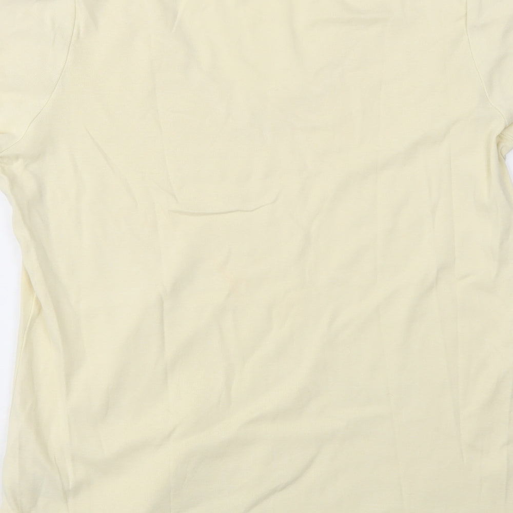 Marks and Spencer Womens Yellow   Basic T-Shirt Size 18