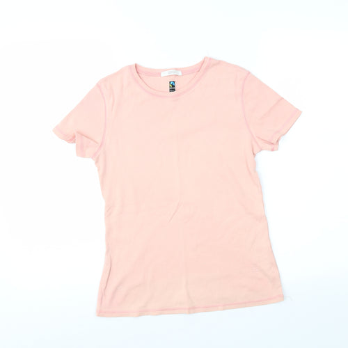 Marks and Spencer Womens Pink   Basic T-Shirt Size 10