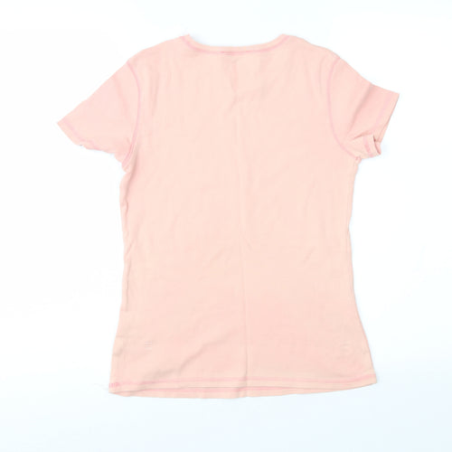 Marks and Spencer Womens Pink   Basic T-Shirt Size 10