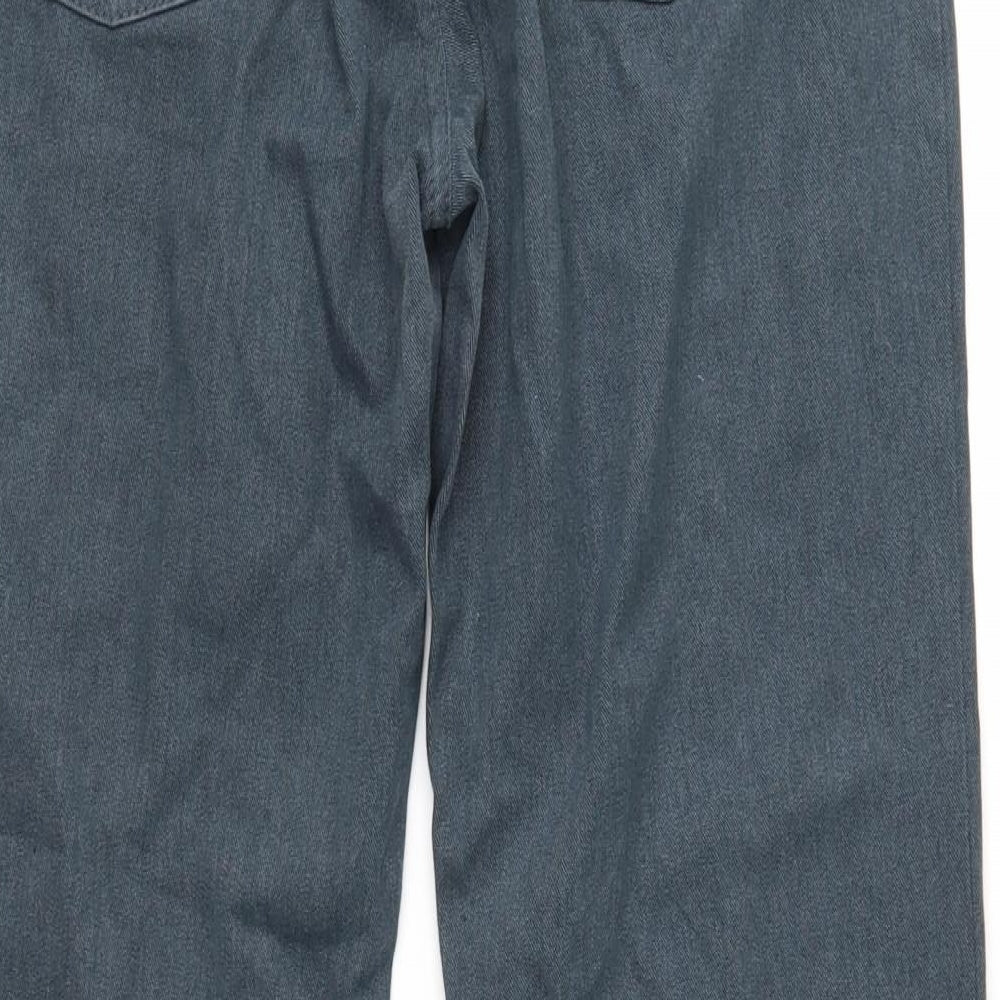 NEXT Mens Blue  Denim Bootcut Jeans Size 34 L32 in