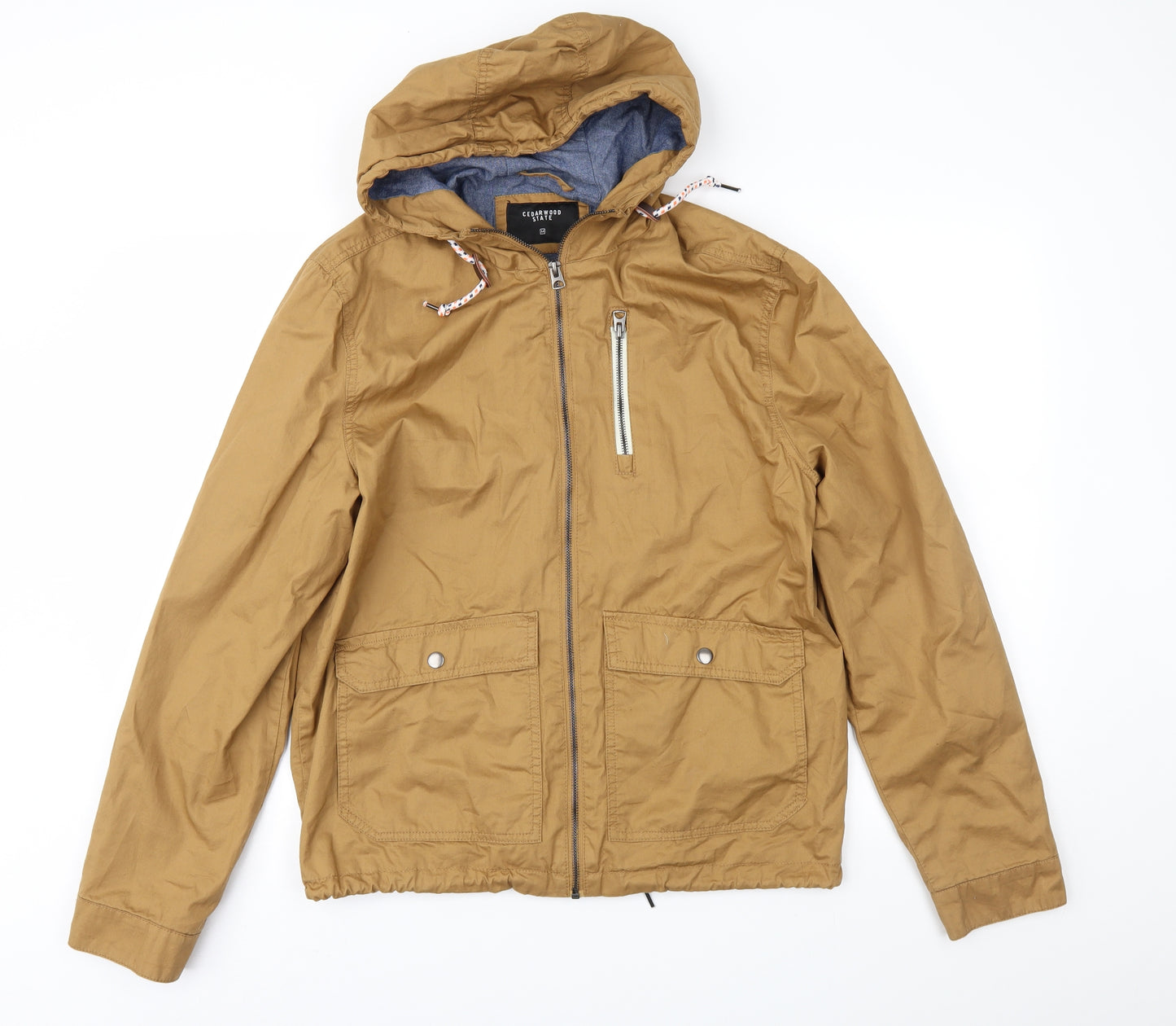 Cedar Wood State Mens Brown   Anorak Jacket Size M
