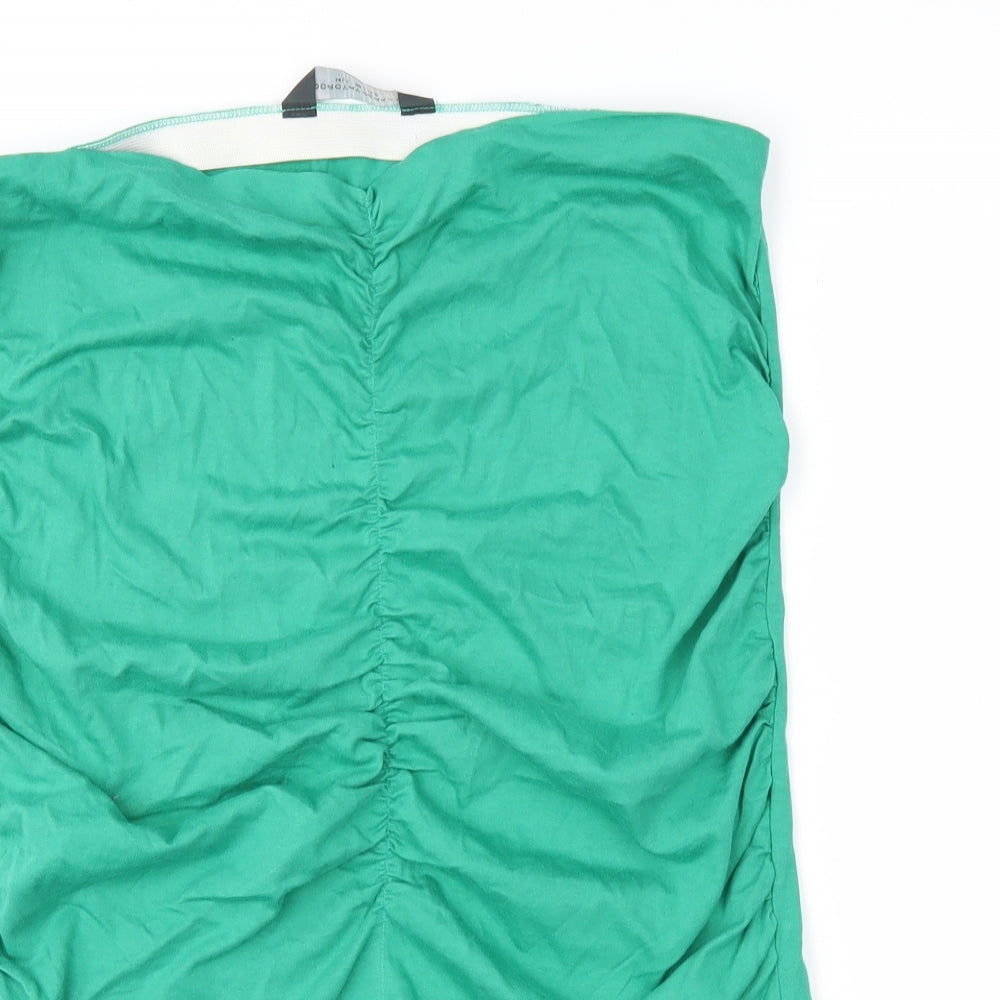 Dorothy Perkins Womens Green   Basic Blouse Size 14