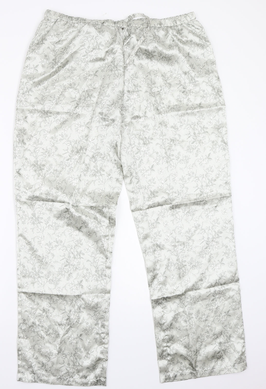 Jolinesse Womens Grey   Babydoll Pyjama Pants Size 18