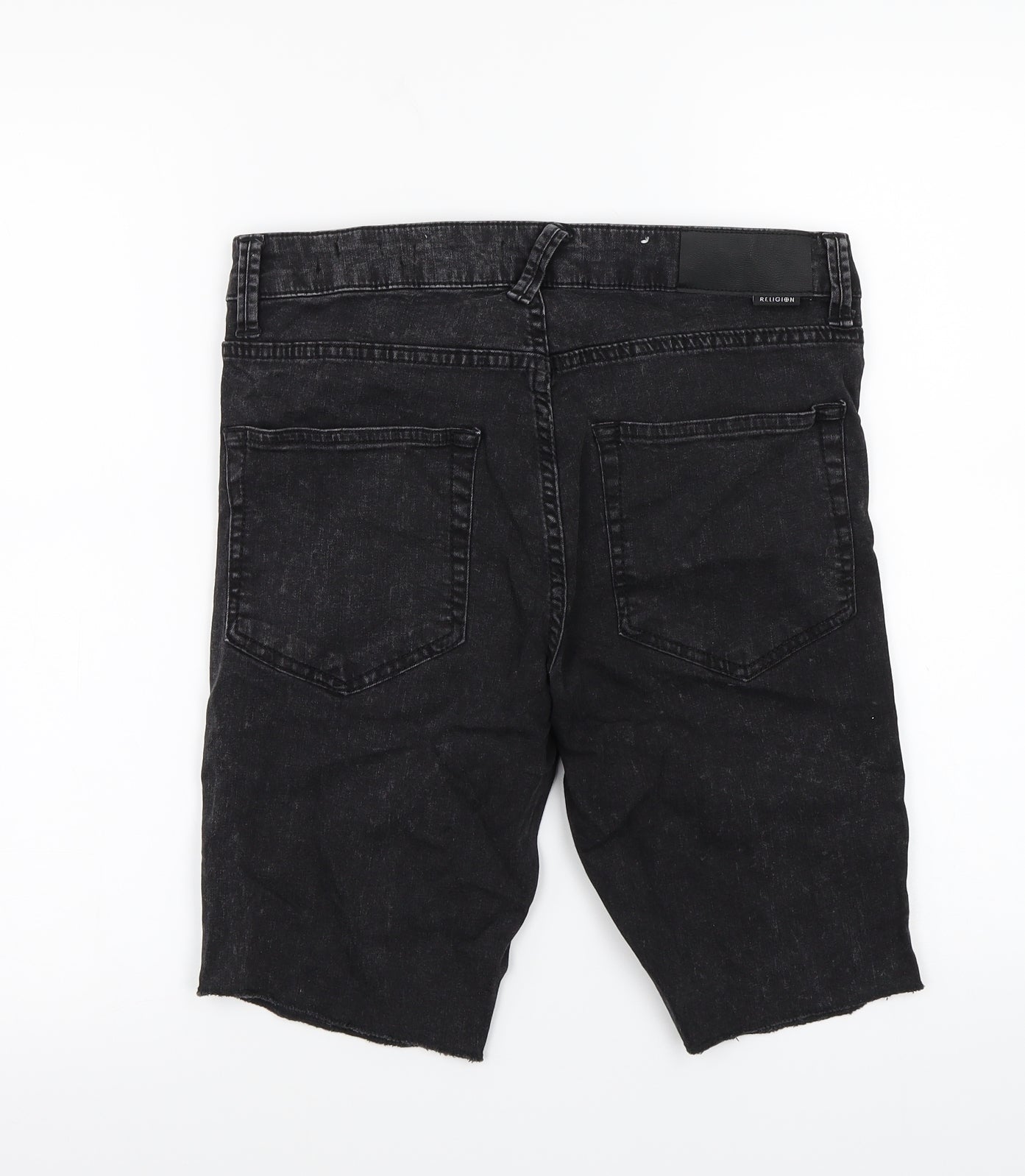 Religion Mens Black   Chino Shorts Size 32