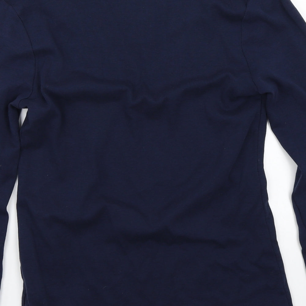 Preworn Womens Blue   Basic T-Shirt Size 12