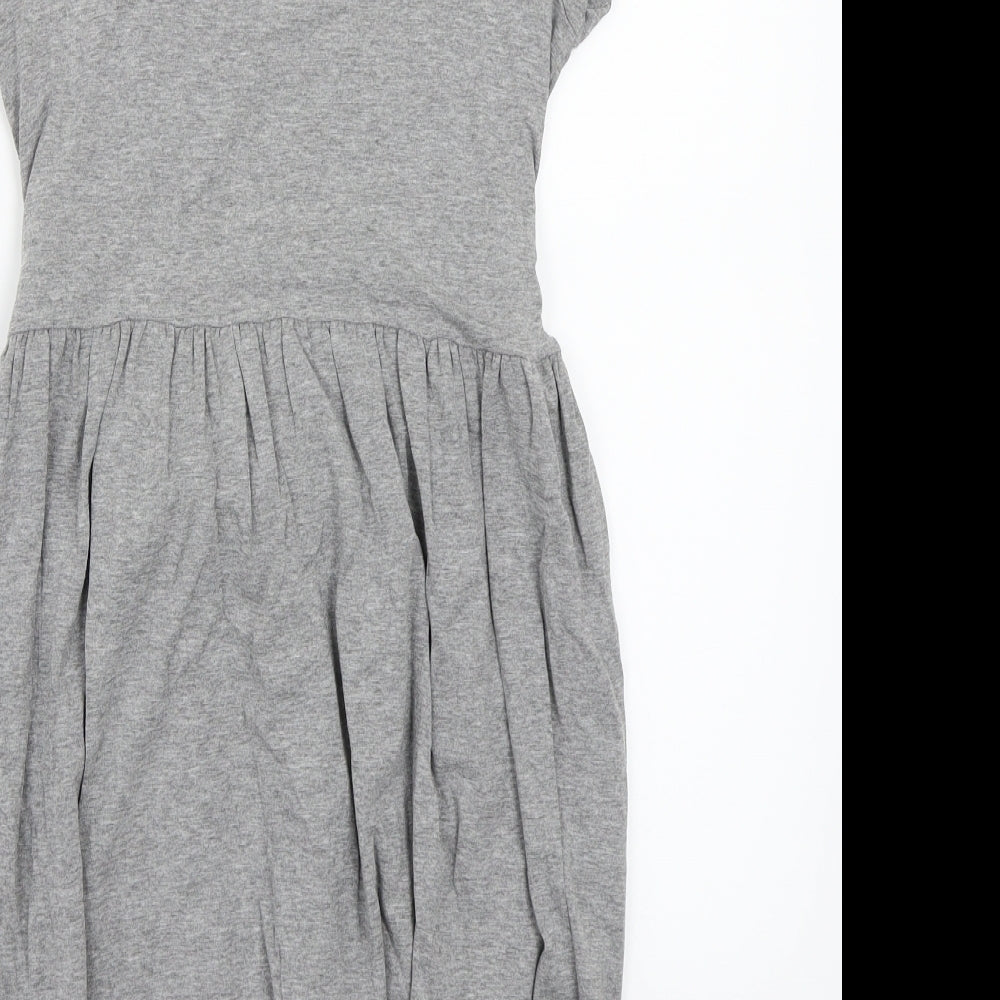 NEXT Womens Grey  Rayon A-Line  Size 10