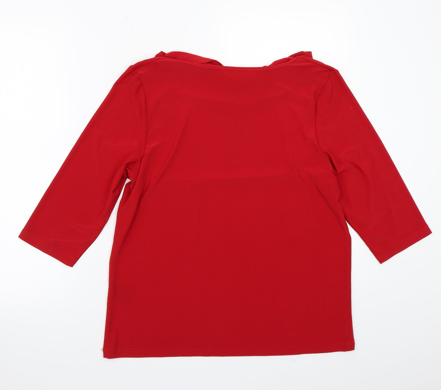 Anna rose Womens Red   Basic T-Shirt Size L