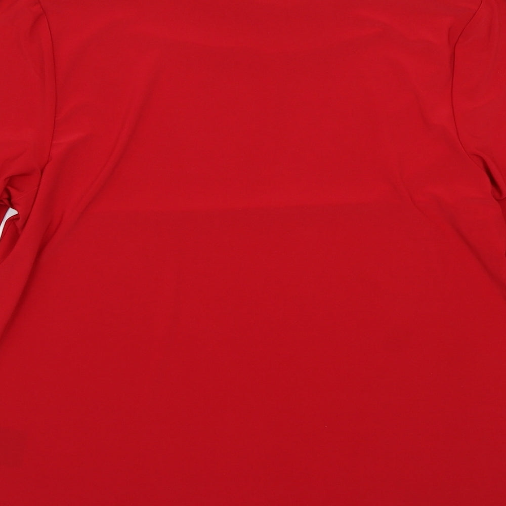 Anna rose Womens Red   Basic T-Shirt Size L