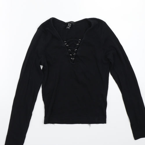 Newlook Womens Black   Basic T-Shirt Size 10