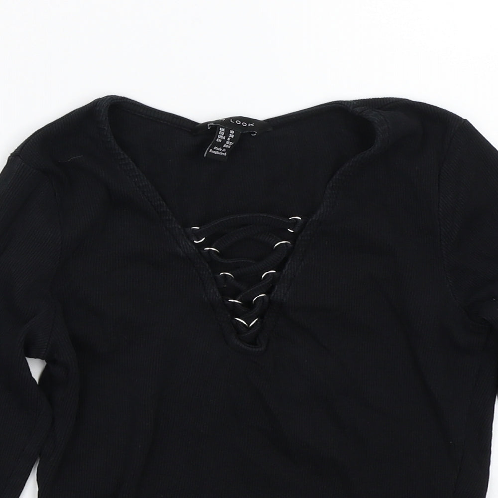 Newlook Womens Black   Basic T-Shirt Size 10