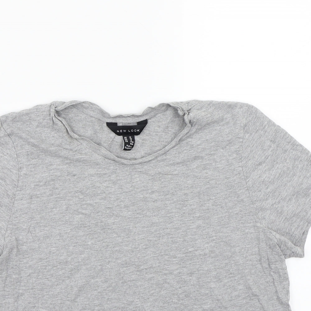 Newlook Womens Grey   Basic T-Shirt Size 12