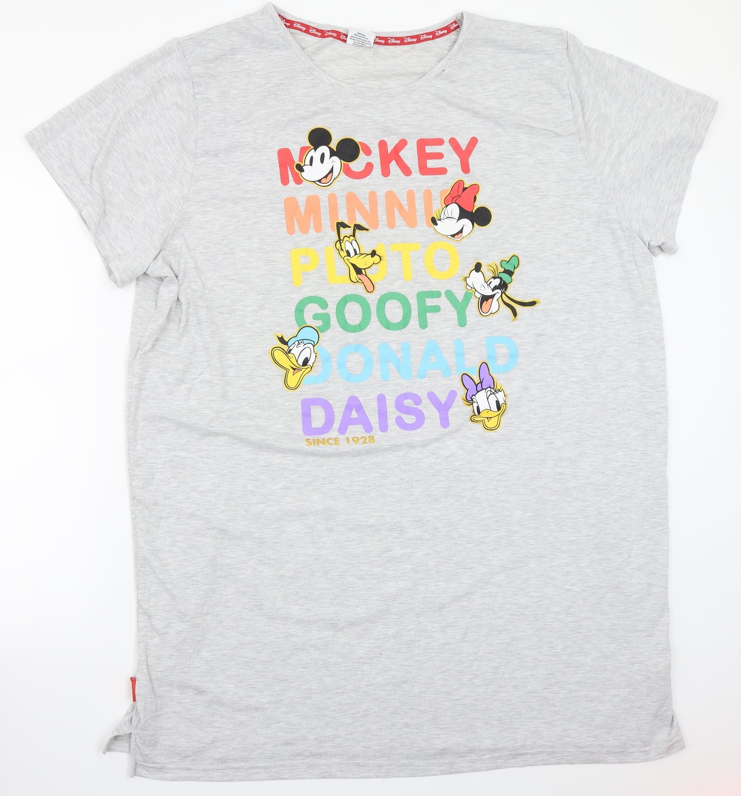 Disney Womens Grey   Basic T-Shirt Size 24