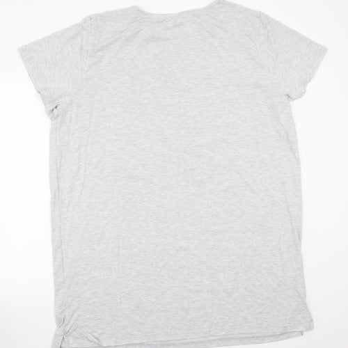 Disney Womens Grey   Basic T-Shirt Size 24