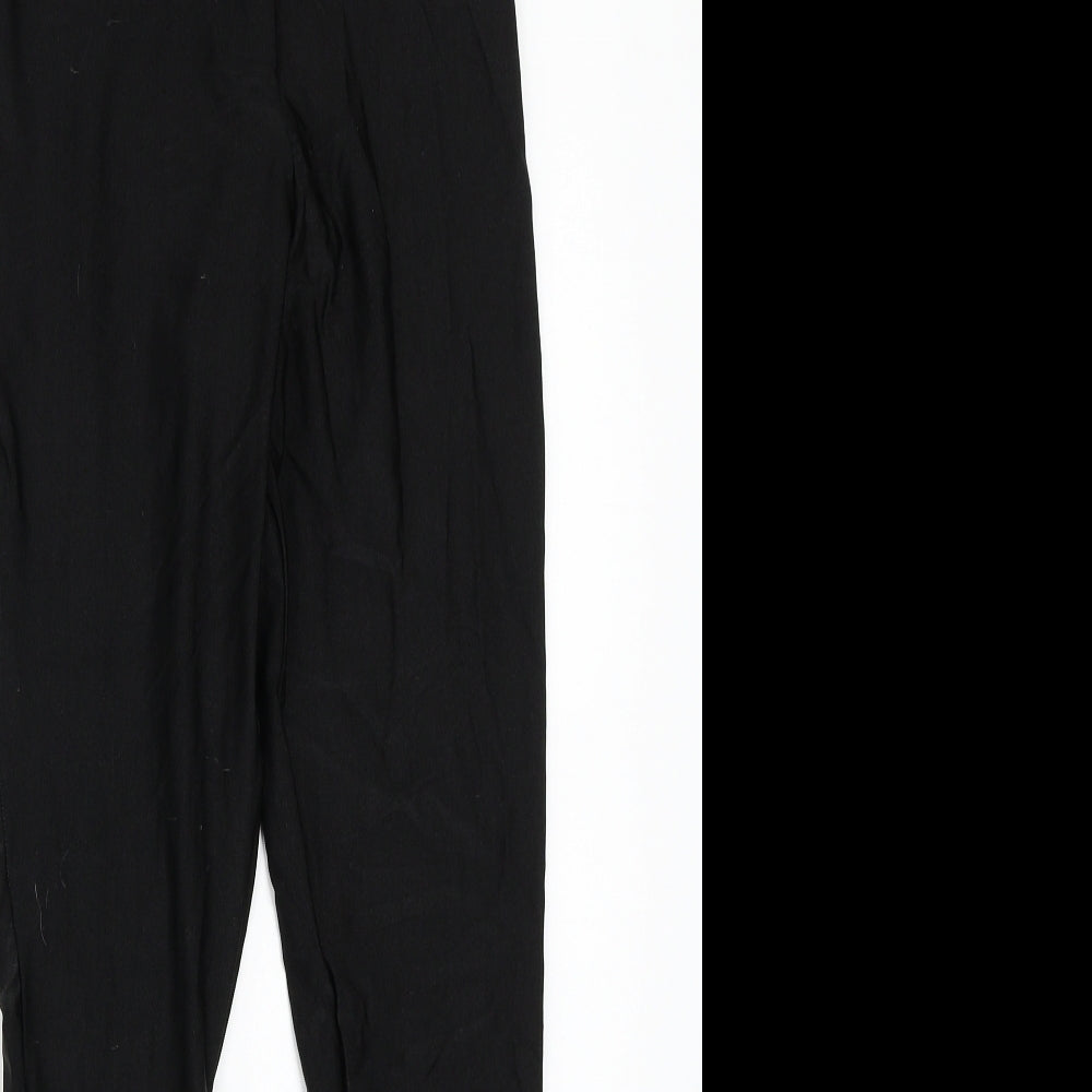 pretty little Thing Womens Black   Trousers  Size 12 L28 in