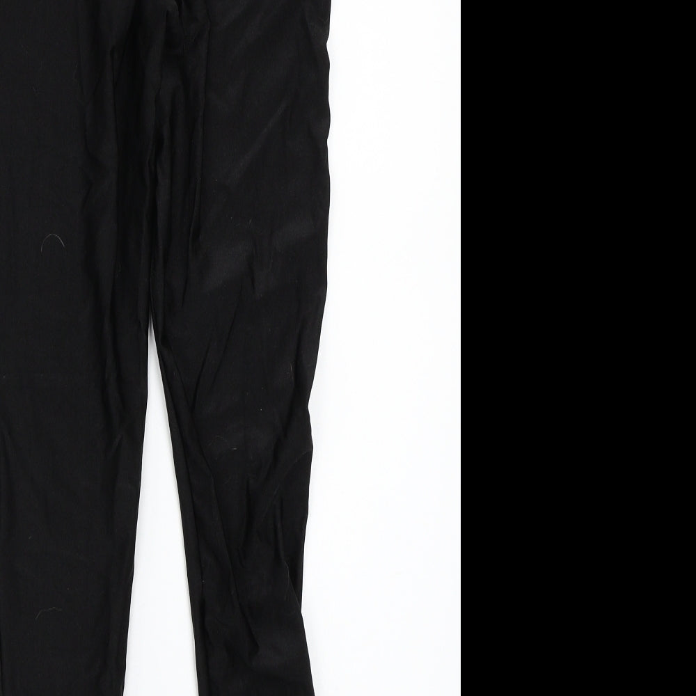 pretty little Thing Womens Black   Trousers  Size 12 L28 in