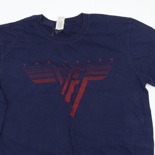 Gildan Mens Blue    T-Shirt Size XL