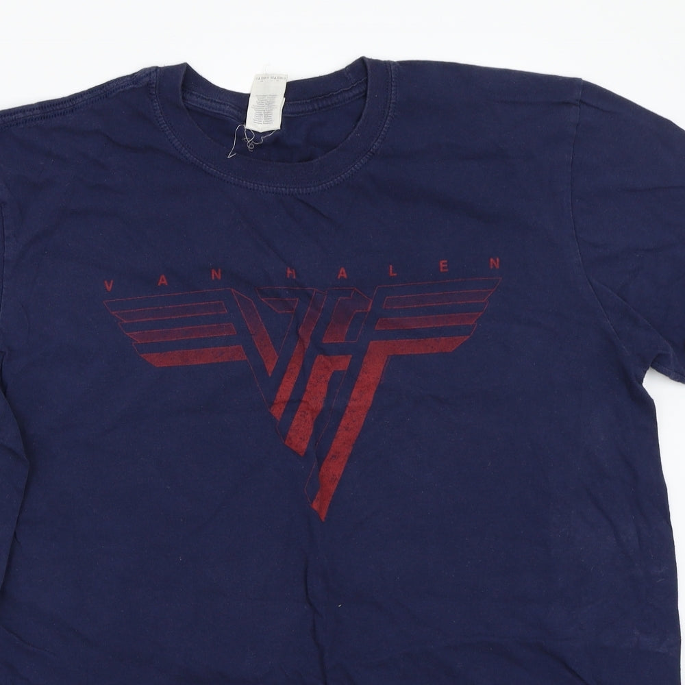 Gildan Mens Blue    T-Shirt Size XL