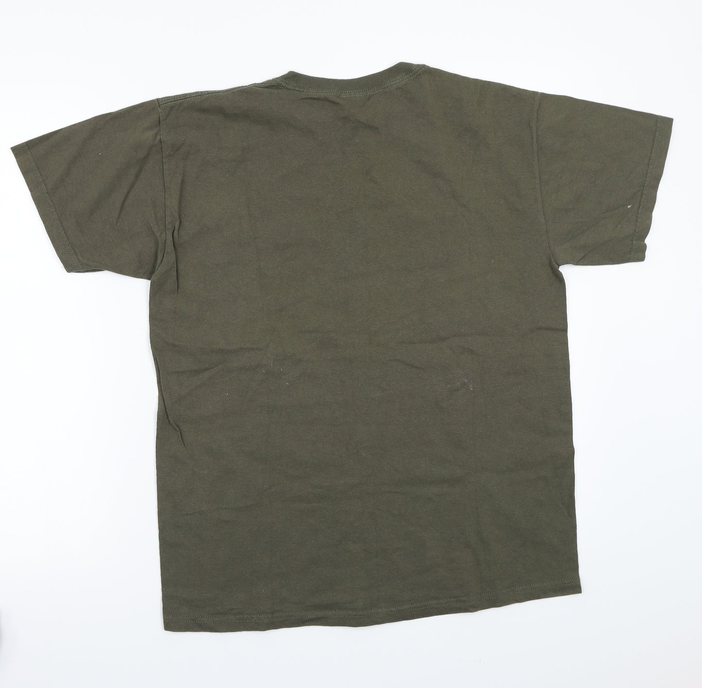 Gildan Mens Green    T-Shirt Size M