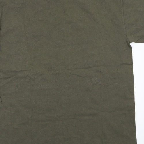 Gildan Mens Green    T-Shirt Size M
