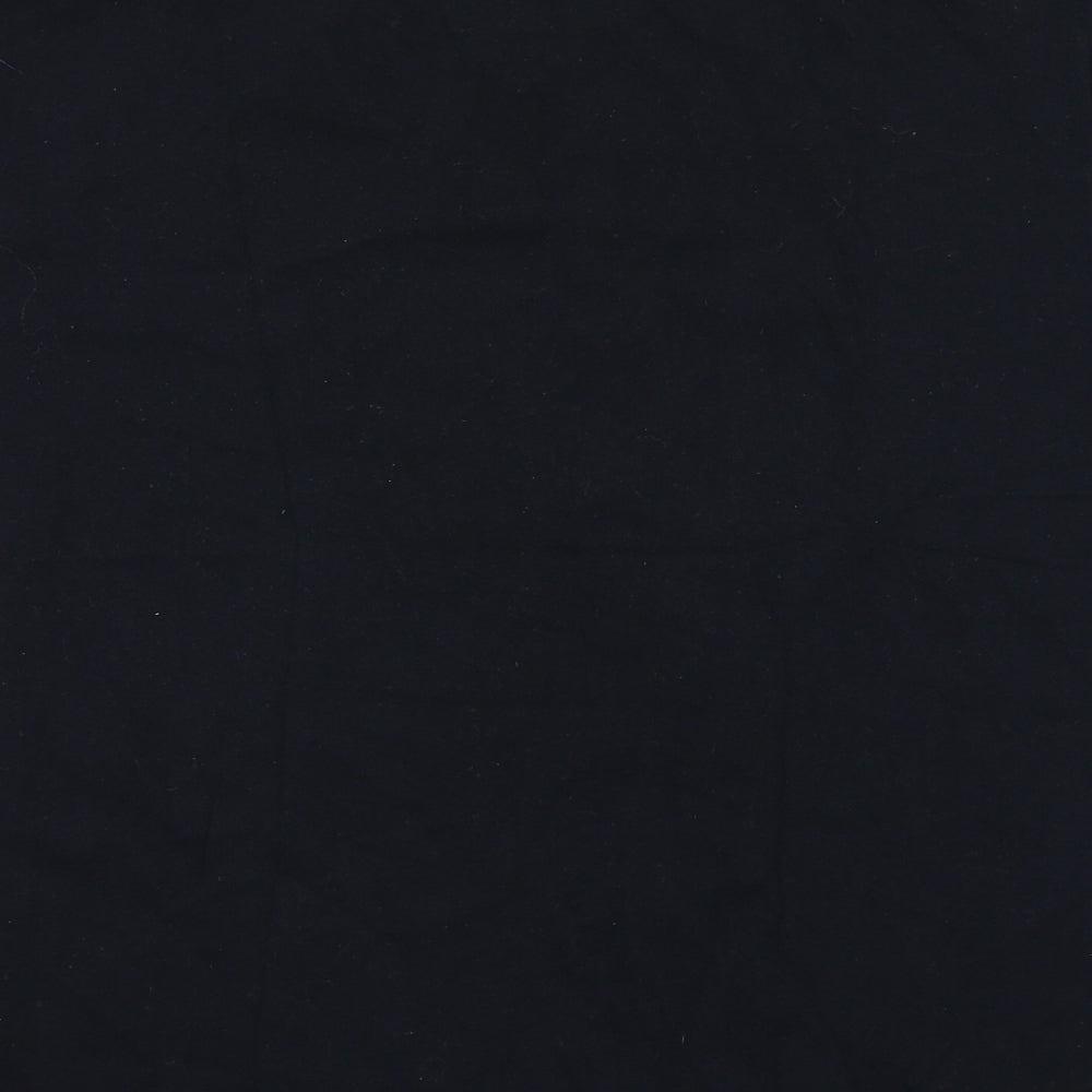 Gildan Mens Black    T-Shirt Size L