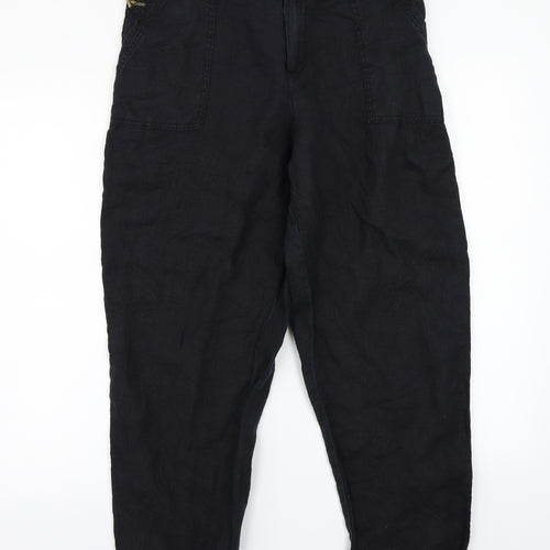 George Womens Black   Trousers  Size 14 L25 in