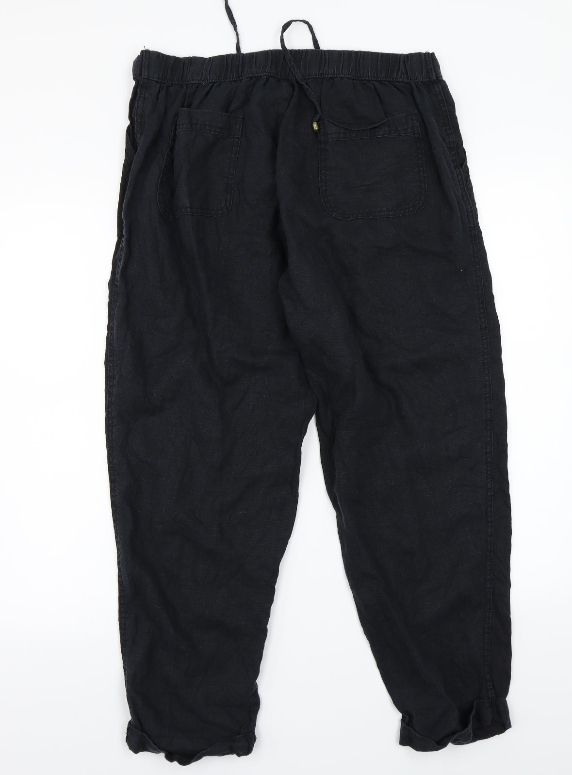 George Womens Black   Trousers  Size 14 L25 in