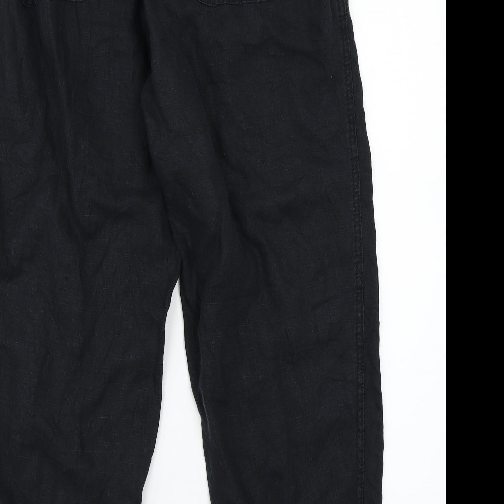 George Womens Black   Trousers  Size 14 L25 in