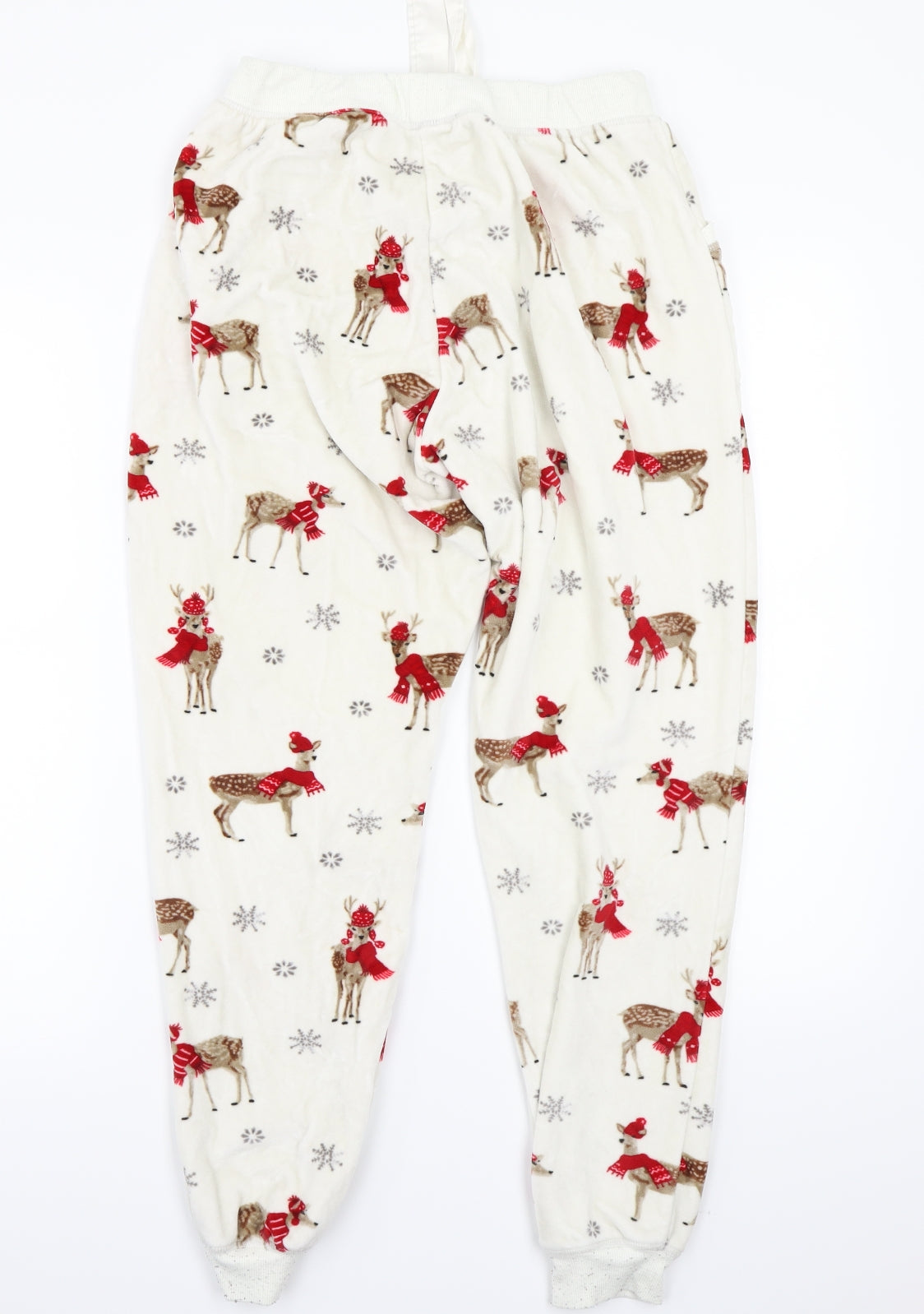 TU Womens White   Kimono Pyjama Pants Size M