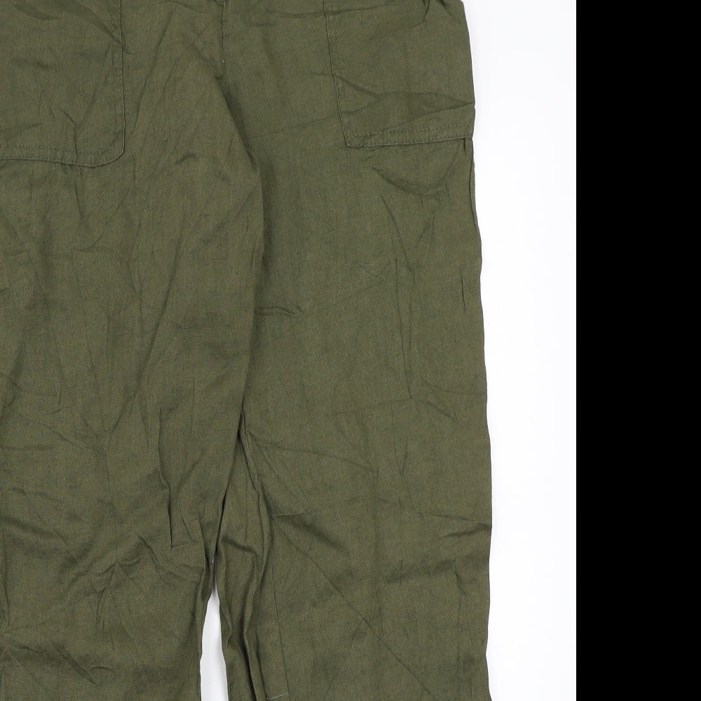 Primark Womens Green   Trousers  Size 12 L28 in