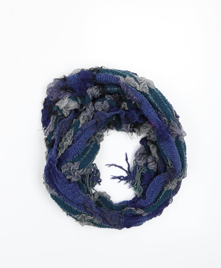 Preworn Womens Blue    Scarf