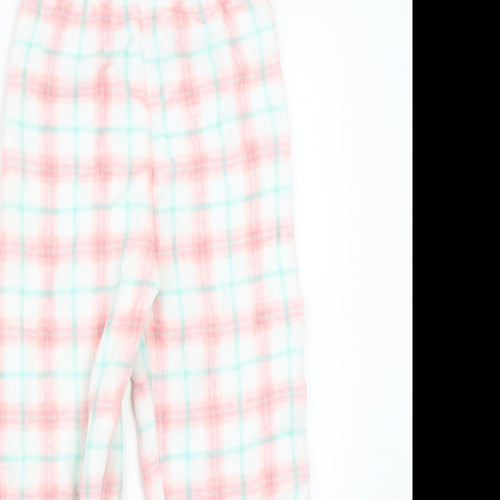 Matalan Girls White Check  Kimono Pyjama Pants Size 10-11 Years