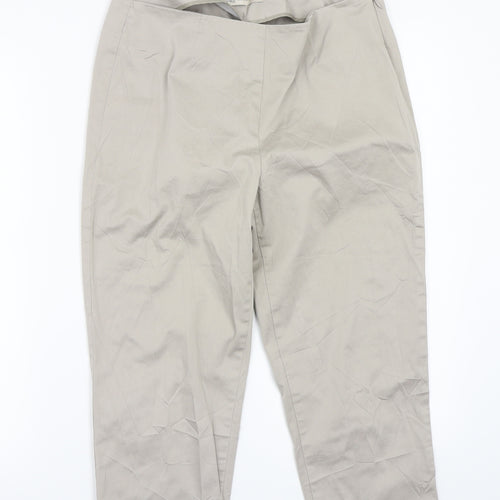 Marks and Spencer Womens Beige   Trousers  Size 12 L21 in